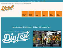Tablet Screenshot of grandviewdigfest.com